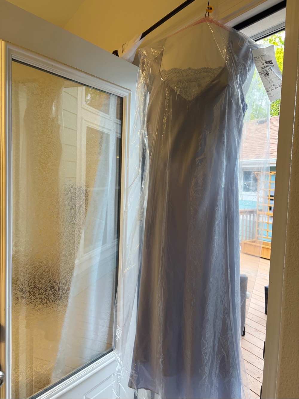 Cami NYC Satin Slip Dress in Sea Spray - Picture 4 of 4